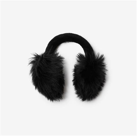 burberry earmuffs on sale|burberry shearling earmuff.